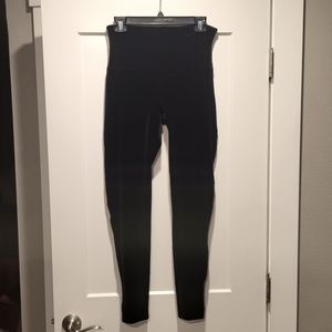 Spanx Black Velvet Leggings